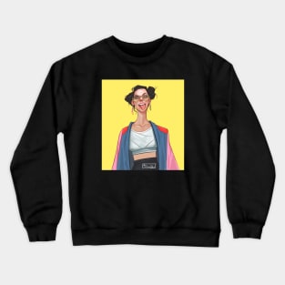 Super cool girl Crewneck Sweatshirt